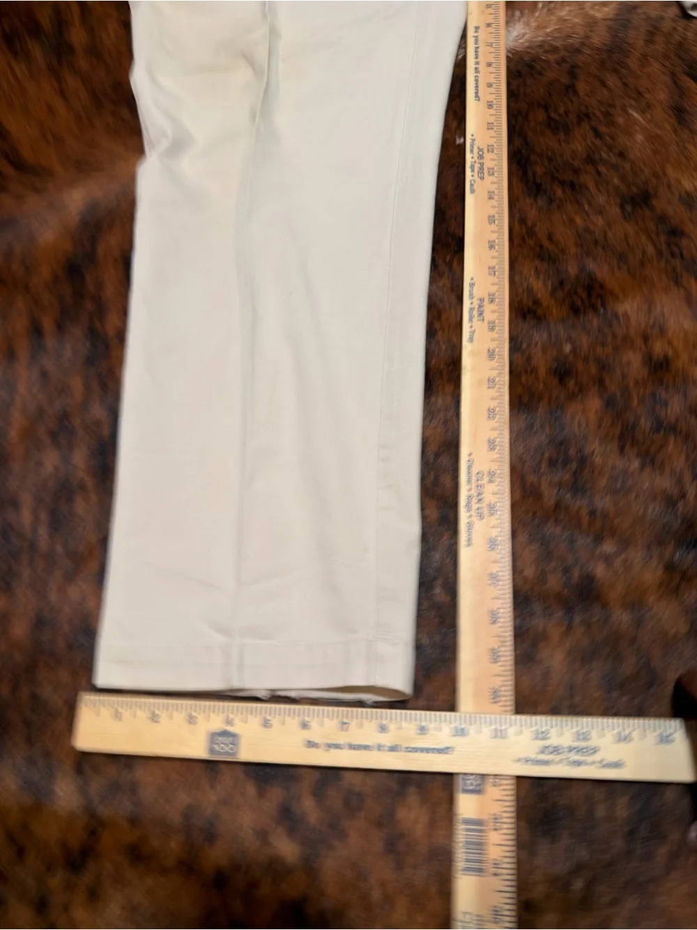 VTG Polo Ralph Lauren Andrew Pant Mens 38/30 Beige Pleated Classic Chino